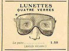 Figure 2. 1906 advertisement for ‘four lens glasses’, from the French magazine ‘L’Illustration’