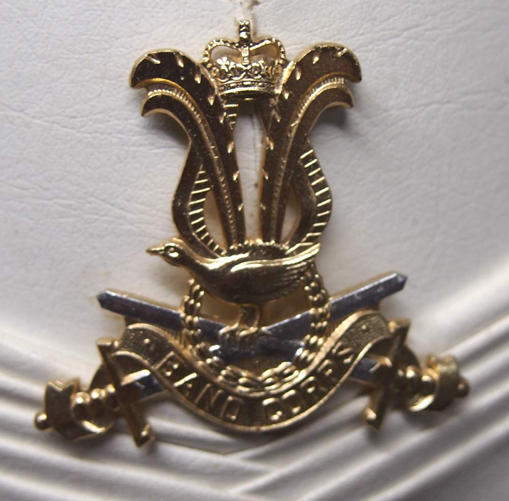 Badge on the Australian Army Band Corps Helmet