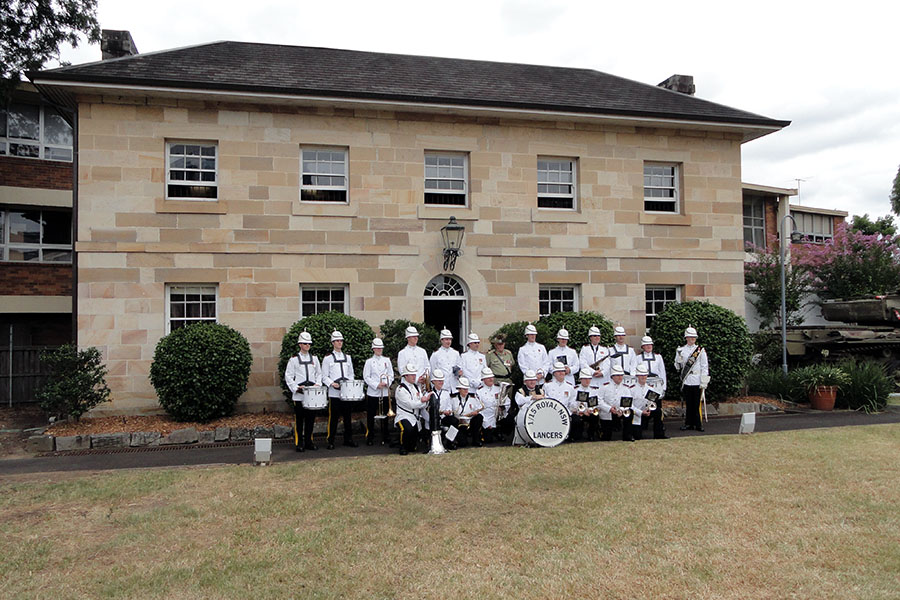 The Lancer Band at Linden House Museum