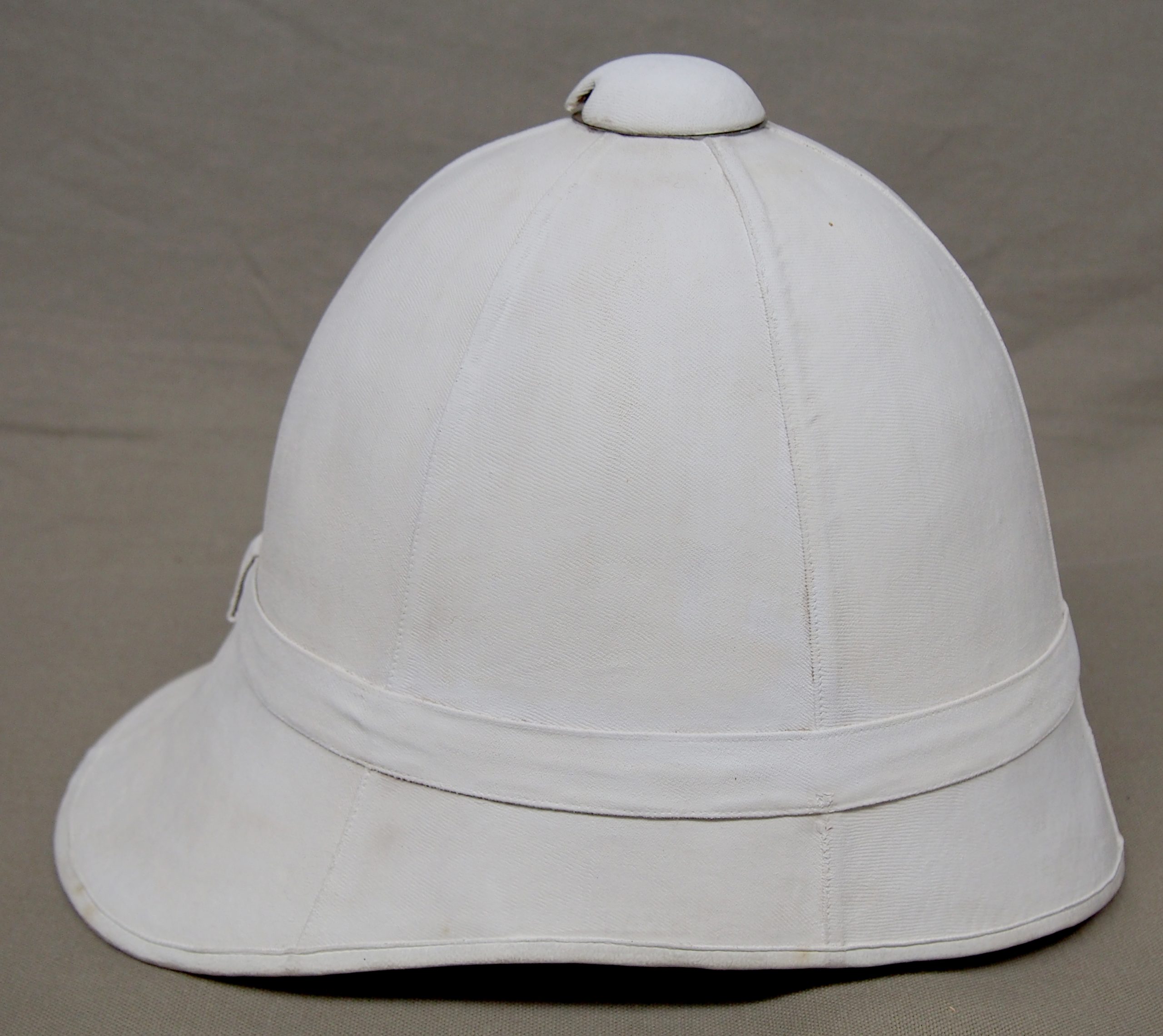 White sun helmet